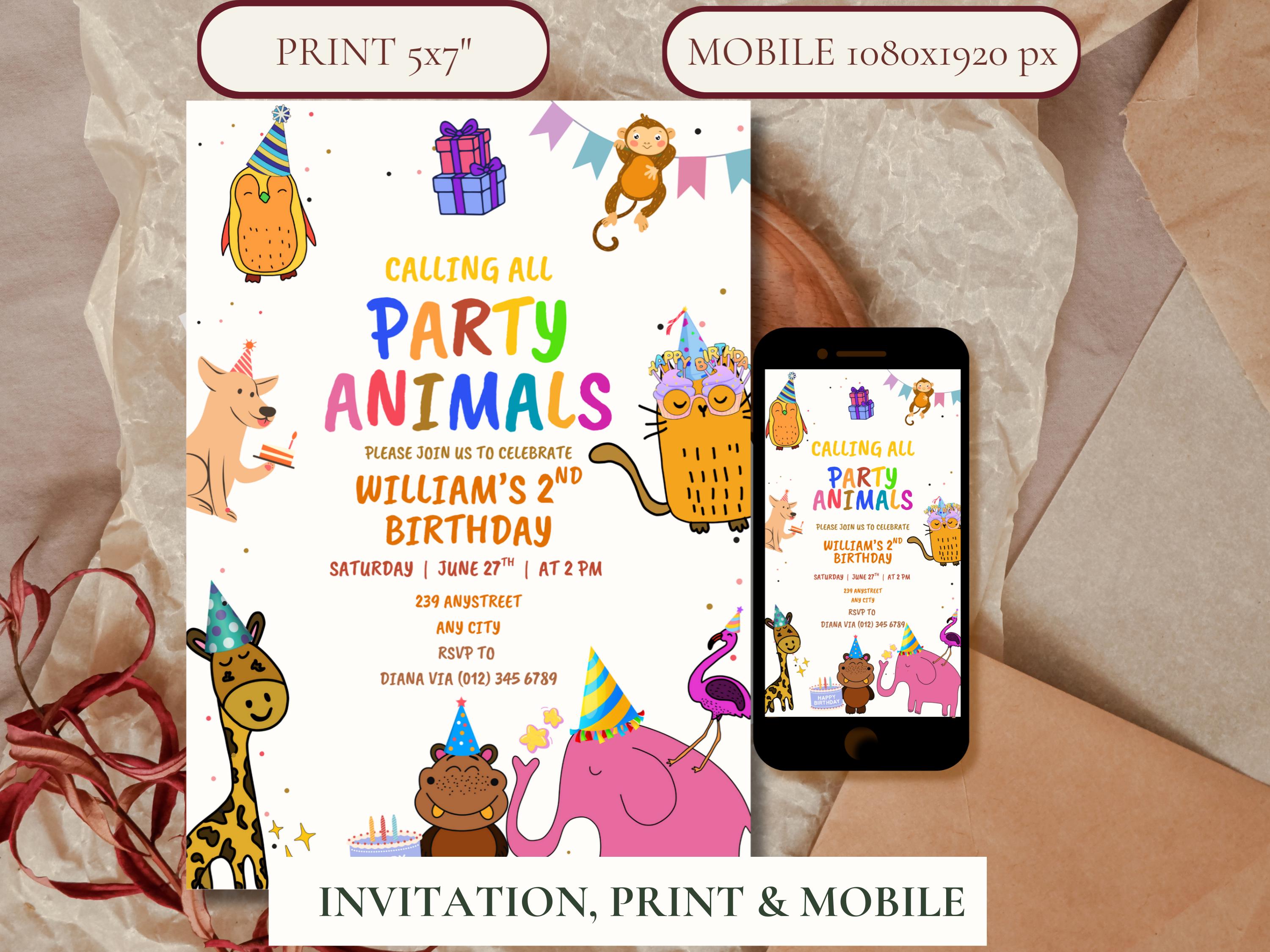 Calling All Party Animals Birthday Bundle thumbnail 3