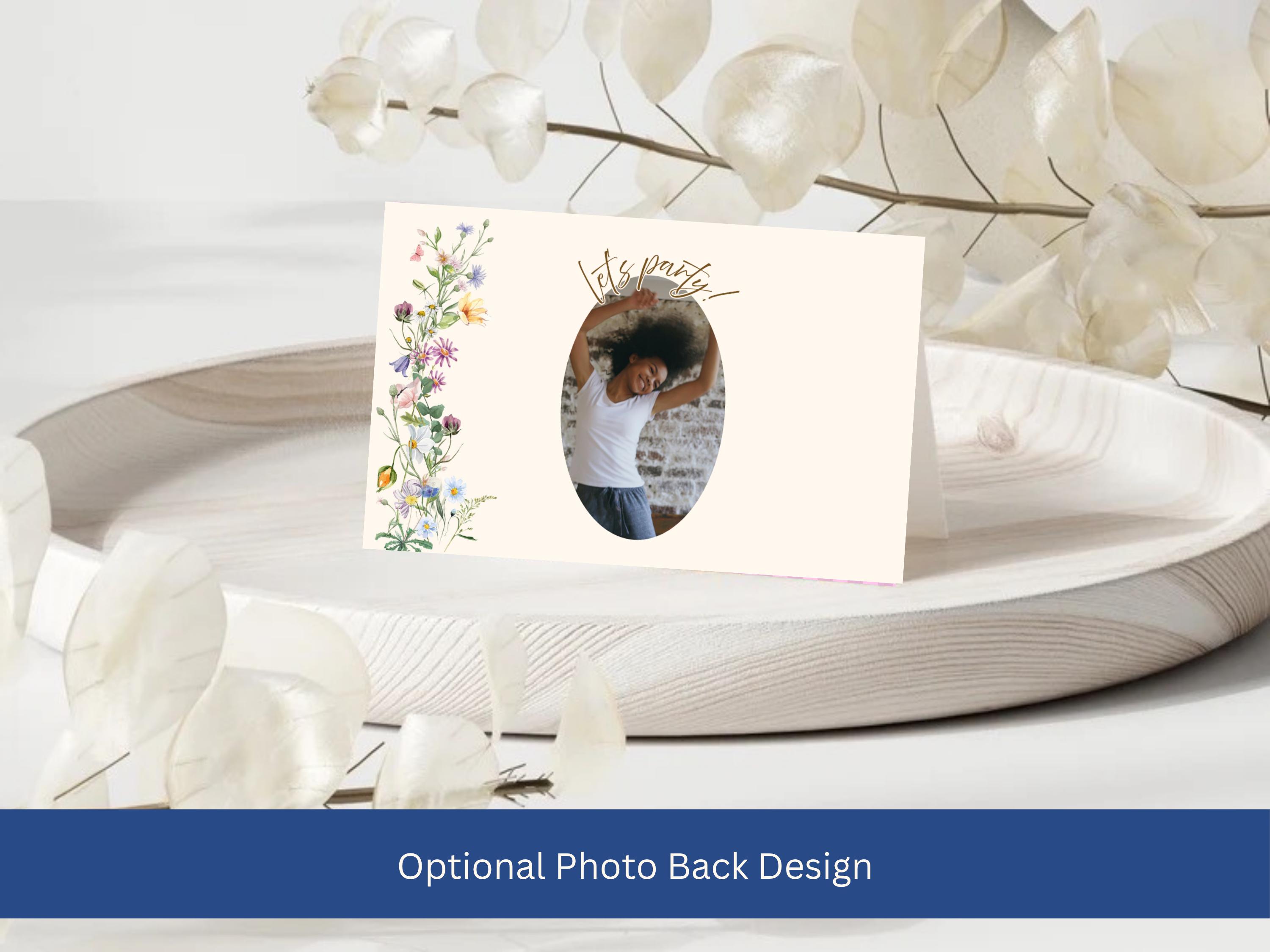 Wildflower Garden Birthday Food Labels thumbnail 5