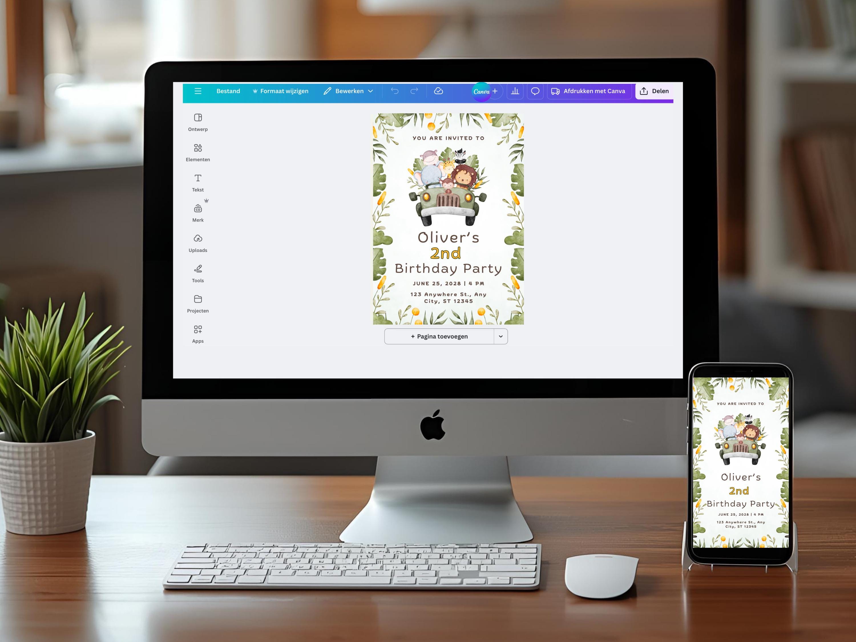 Safari Truck Birthday Invitation thumbnail 5