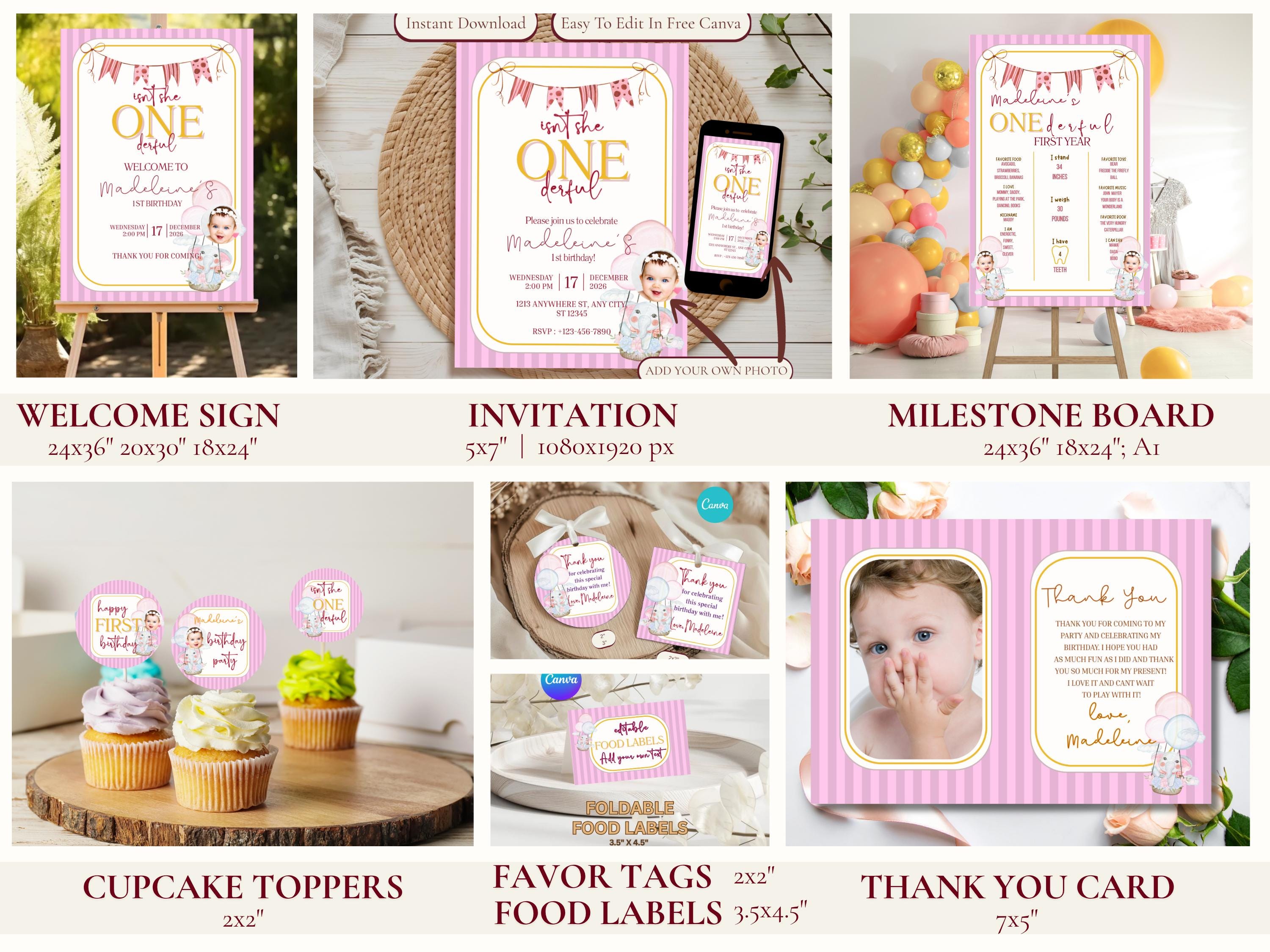 ONEderful First Birthday Party Bundle thumbnail 2
