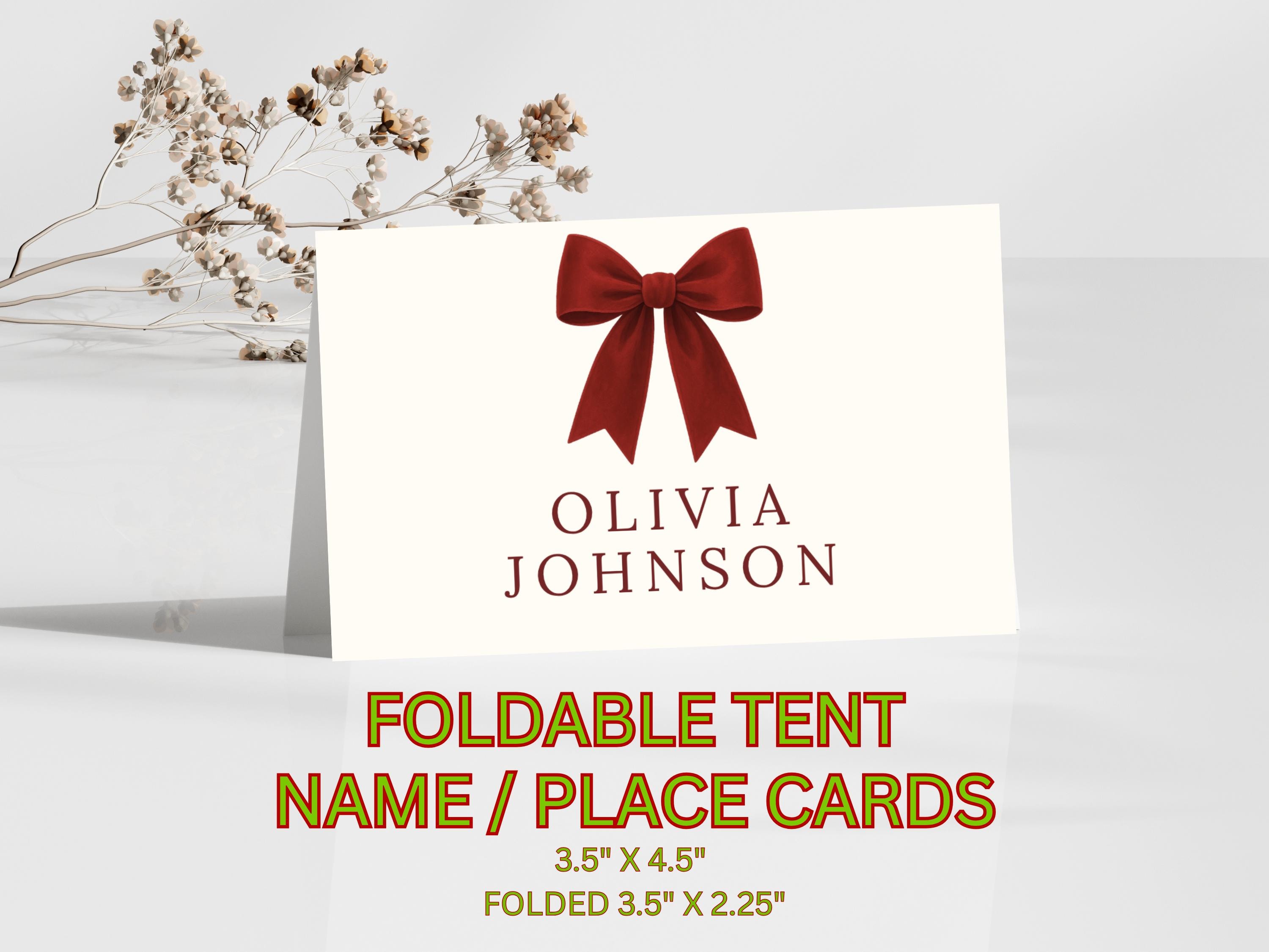 Christmas Table Place Cards thumbnail 2