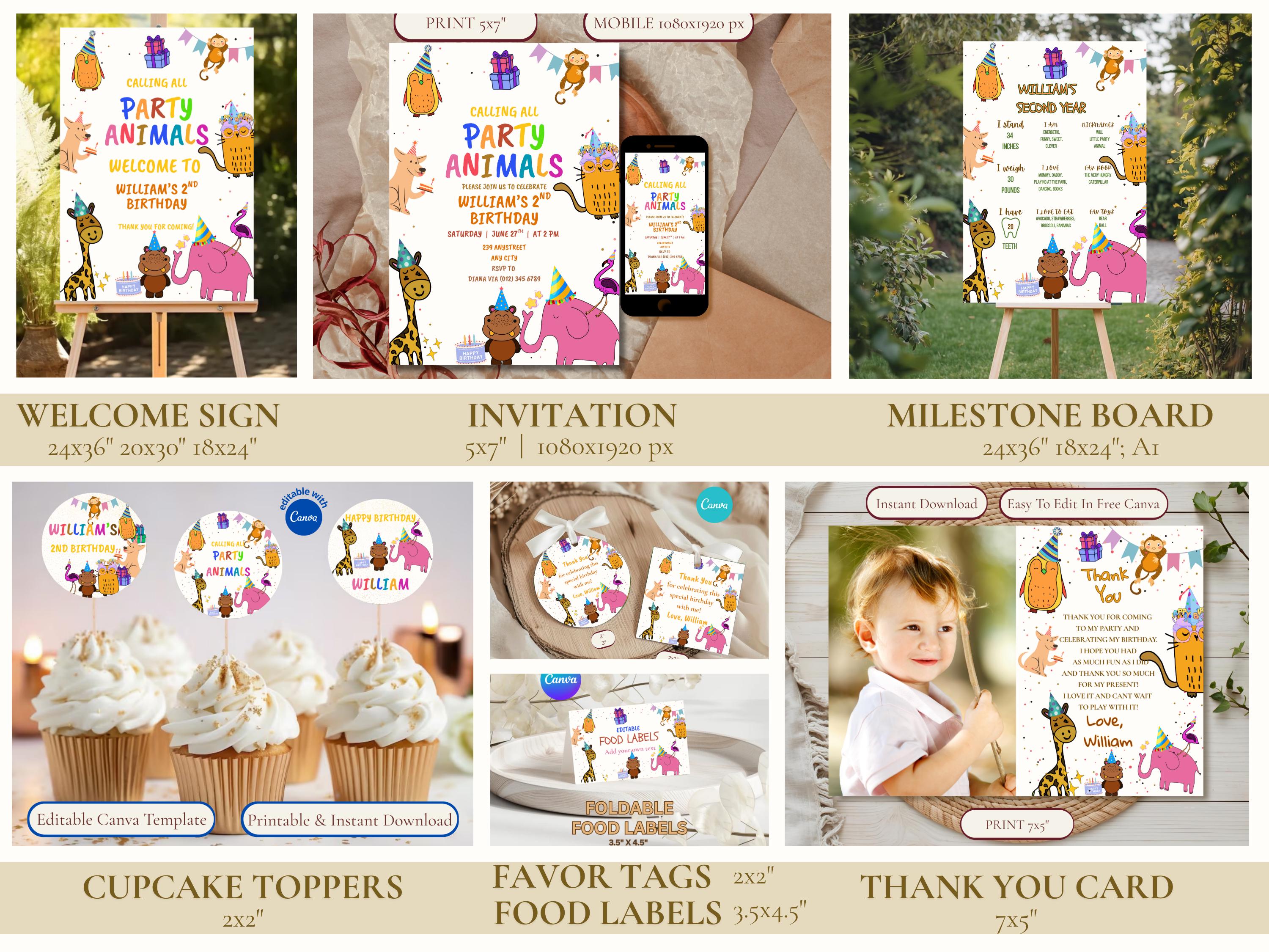 Calling All Party Animals Birthday Bundle thumbnail 2