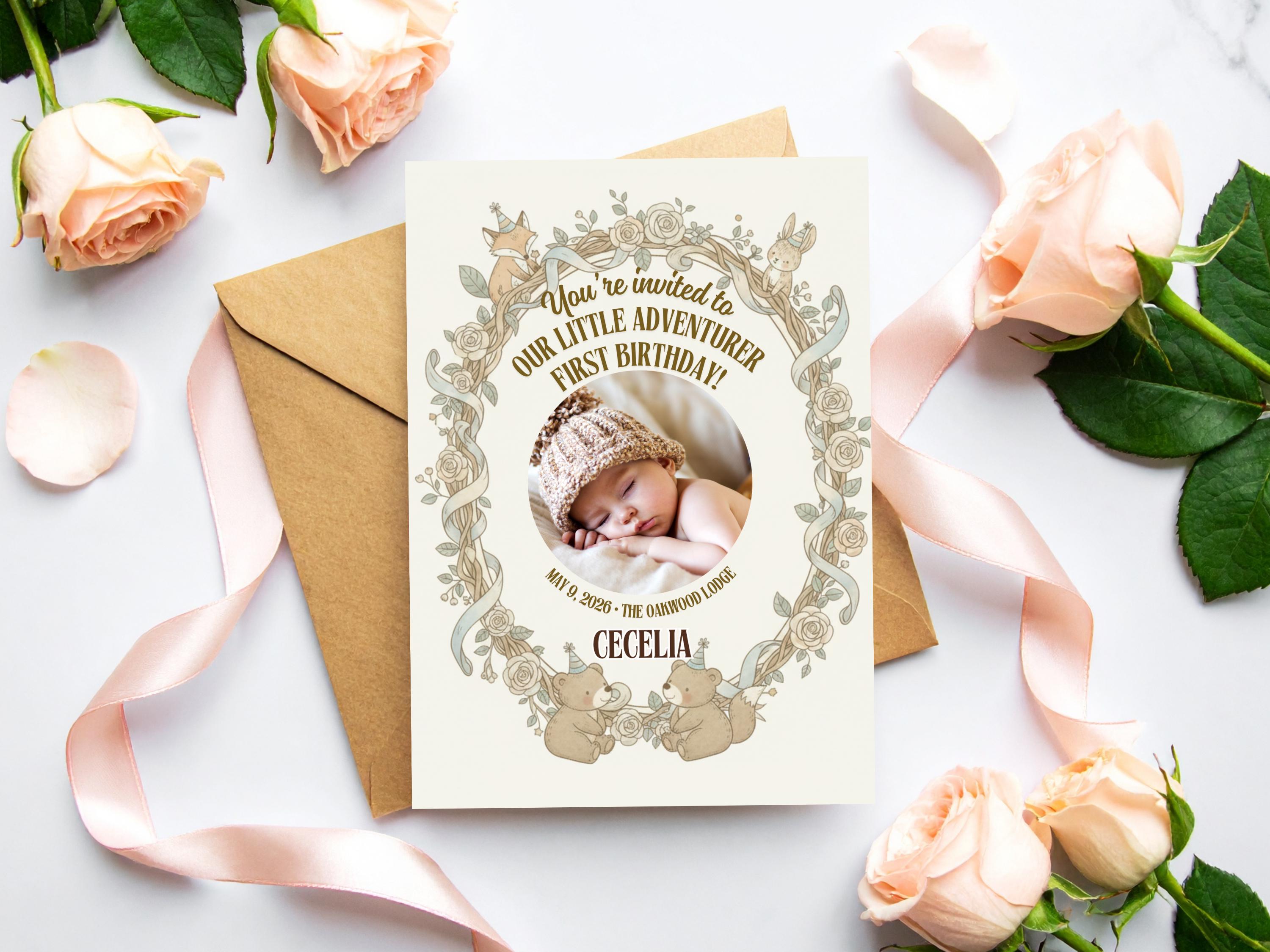 Woodland First Birthday Party Bundle thumbnail 3