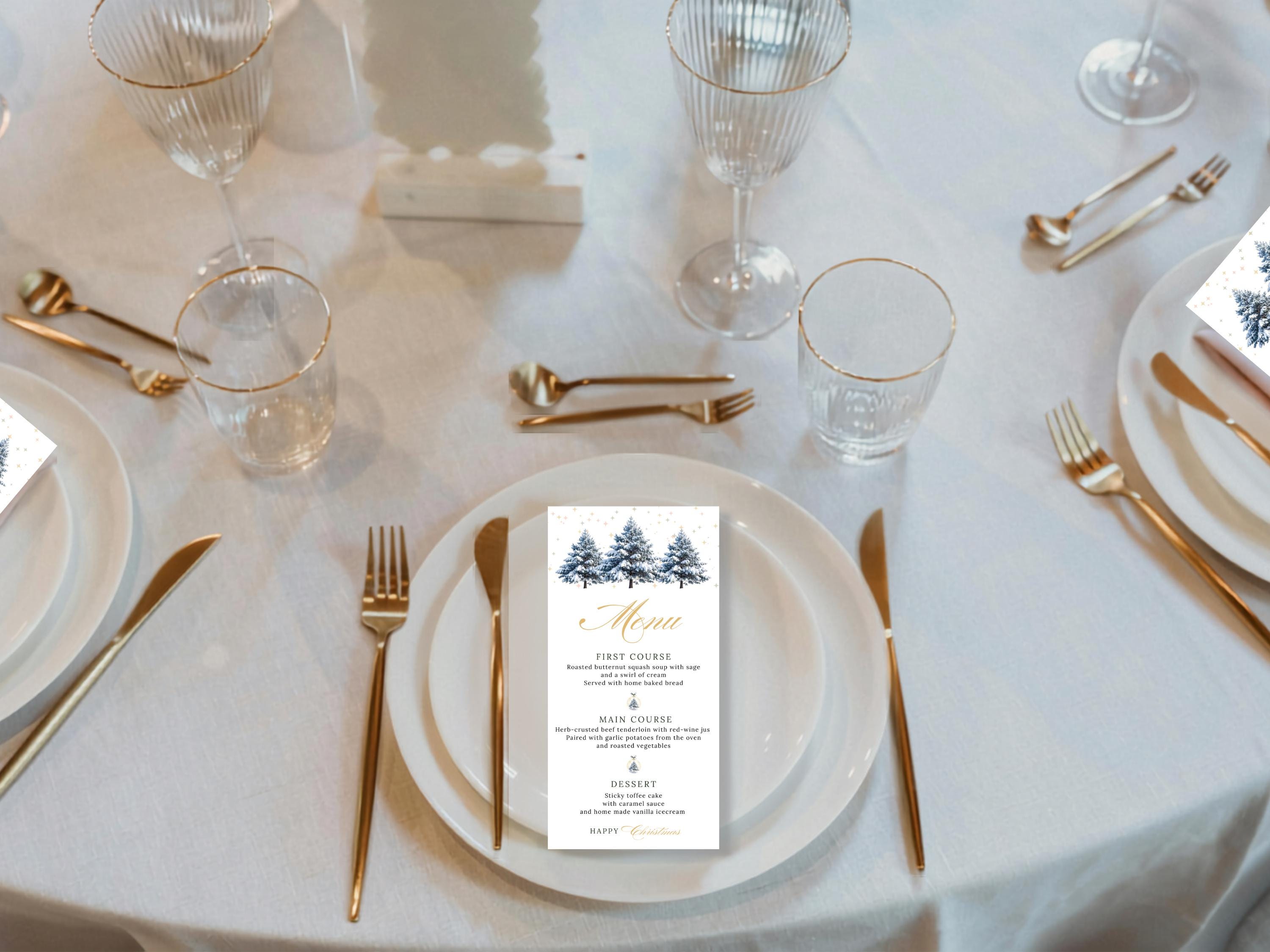 Green Bow Christmas Dinner Menu thumbnail 2
