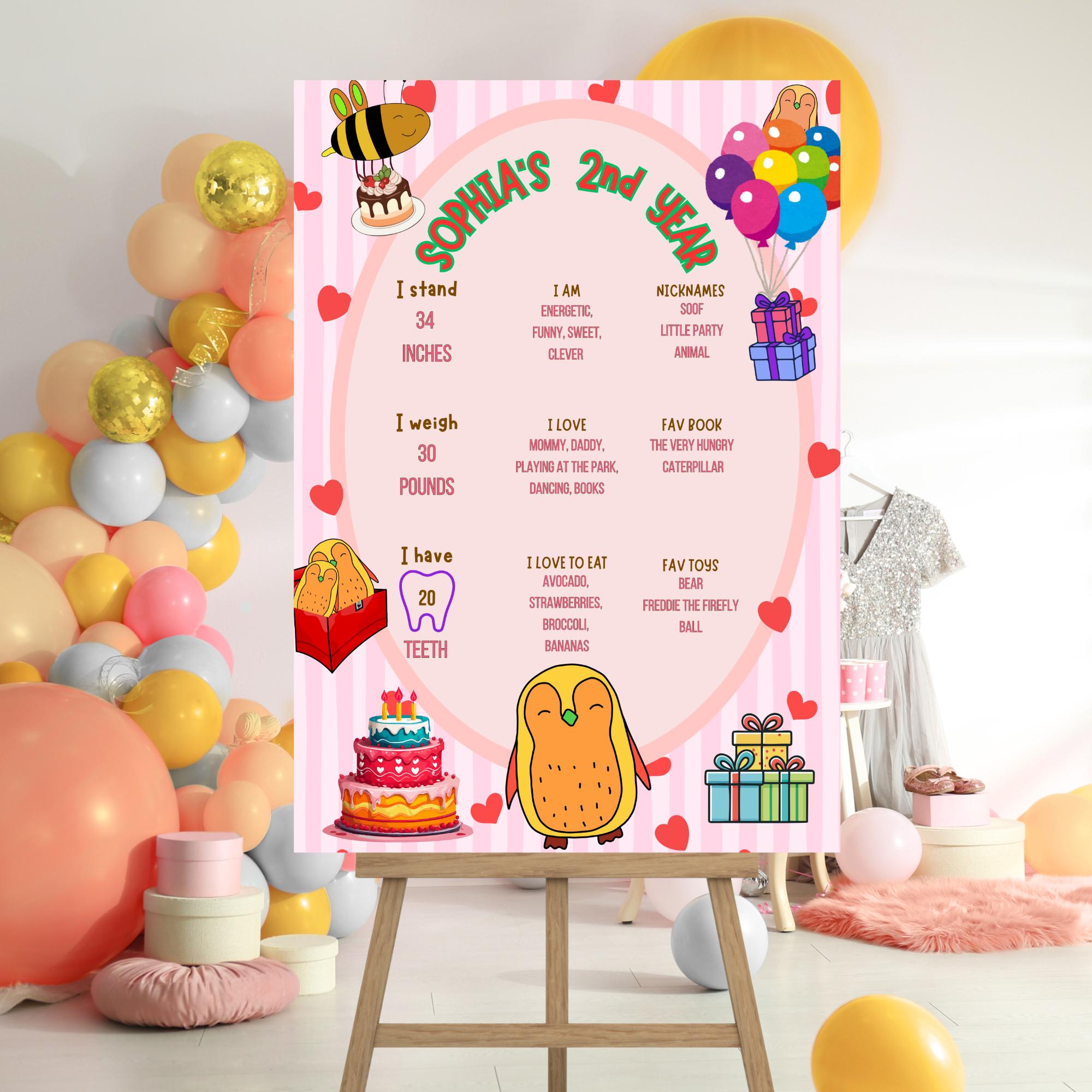 Penguin Birthday Milestone Board thumbnail 4
