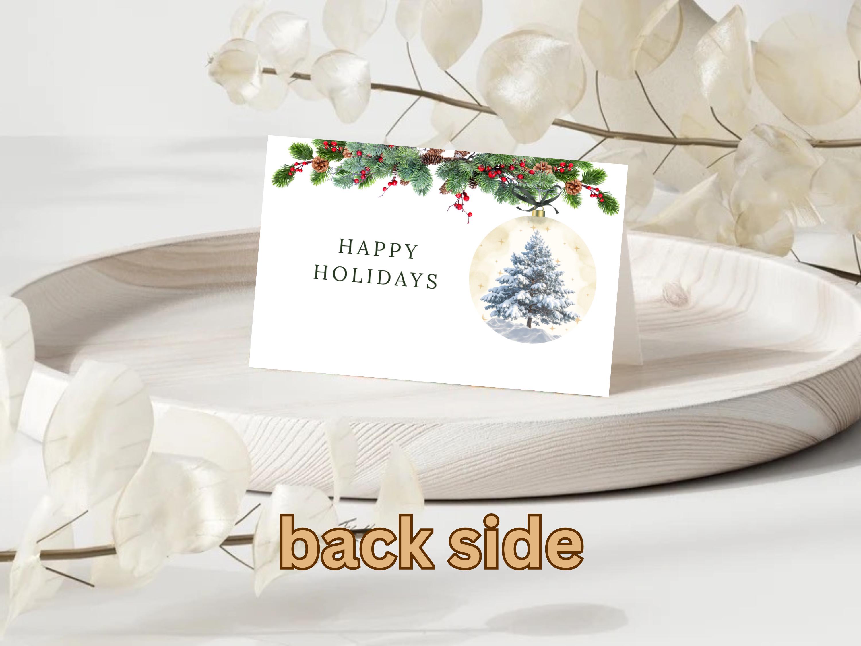 Green Bow Christmas Dessert Table Labels thumbnail 2