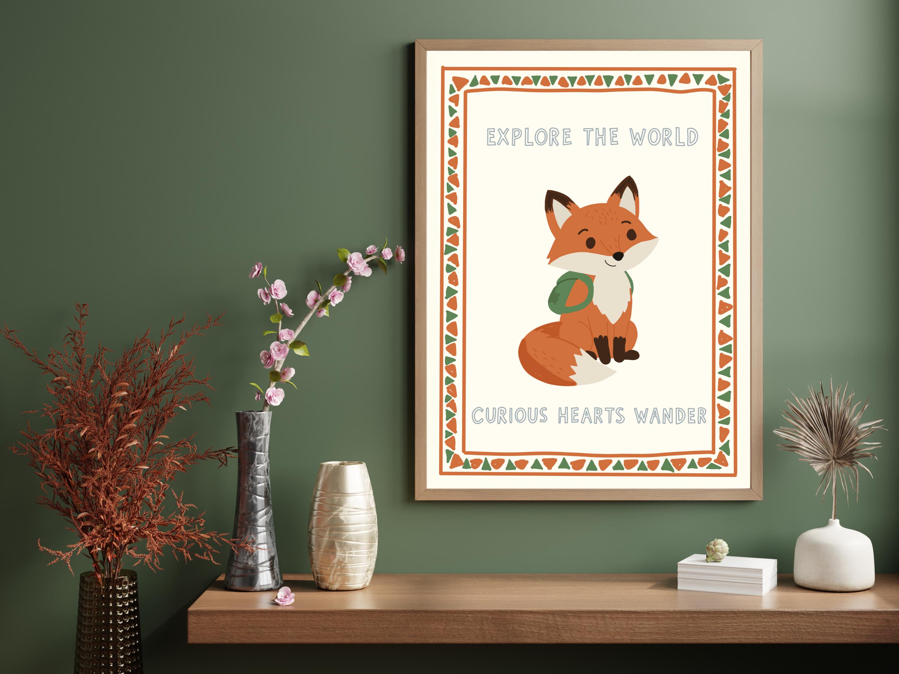 Fox Nursery Wall Art thumbnail 5