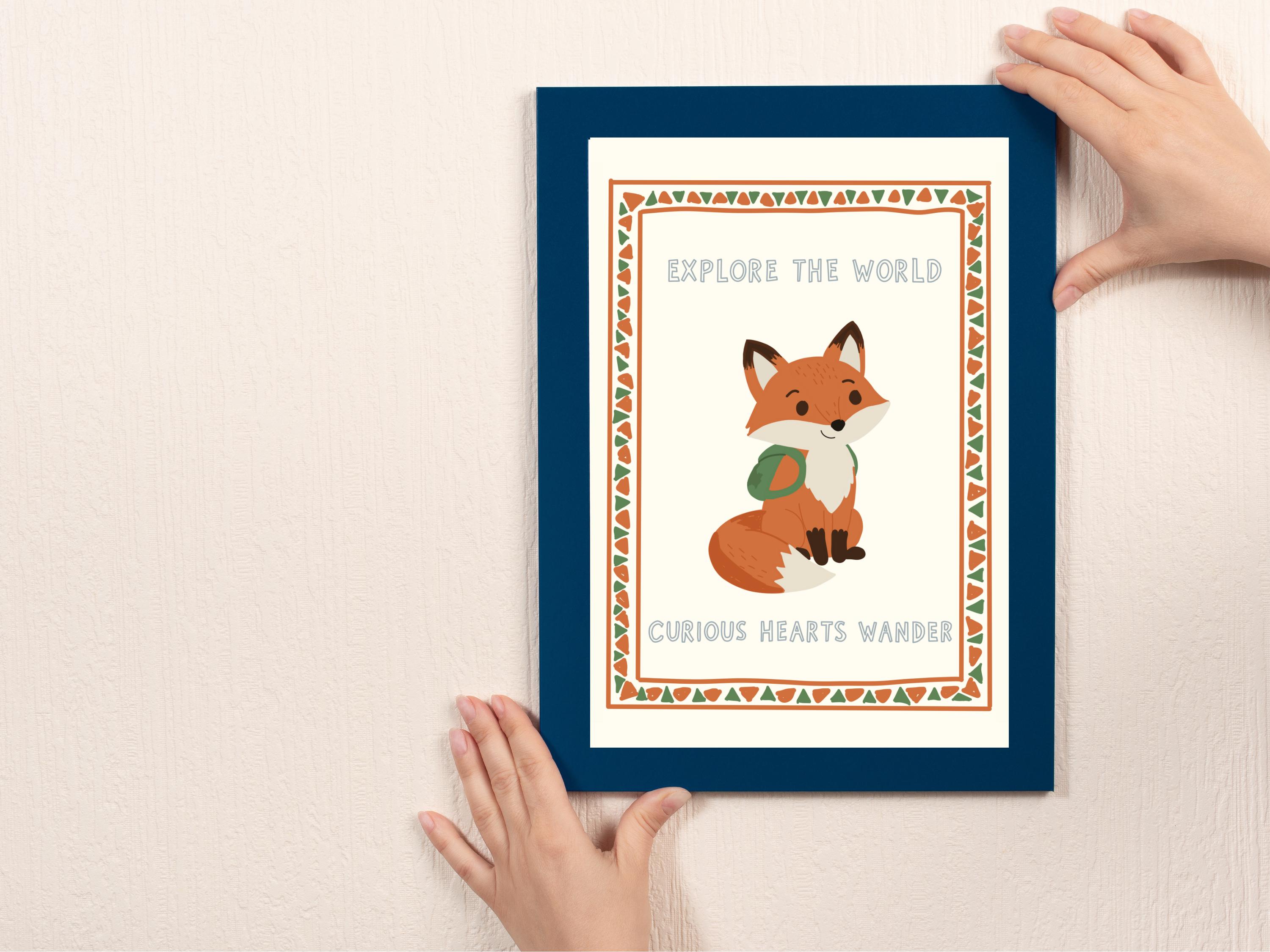 Fox Nursery Wall Art thumbnail 3