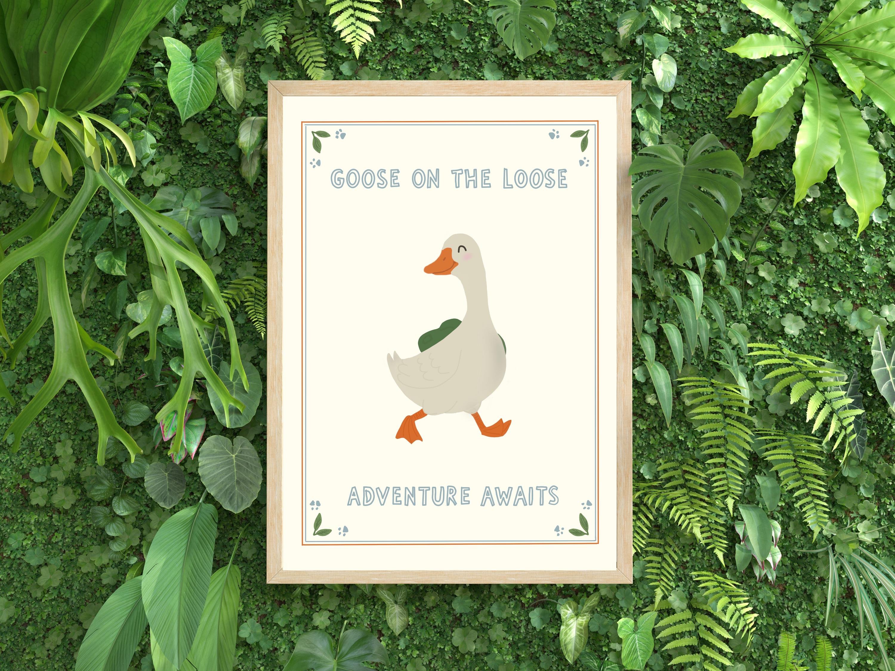 Silly Goose Retro Wall Art thumbnail 2