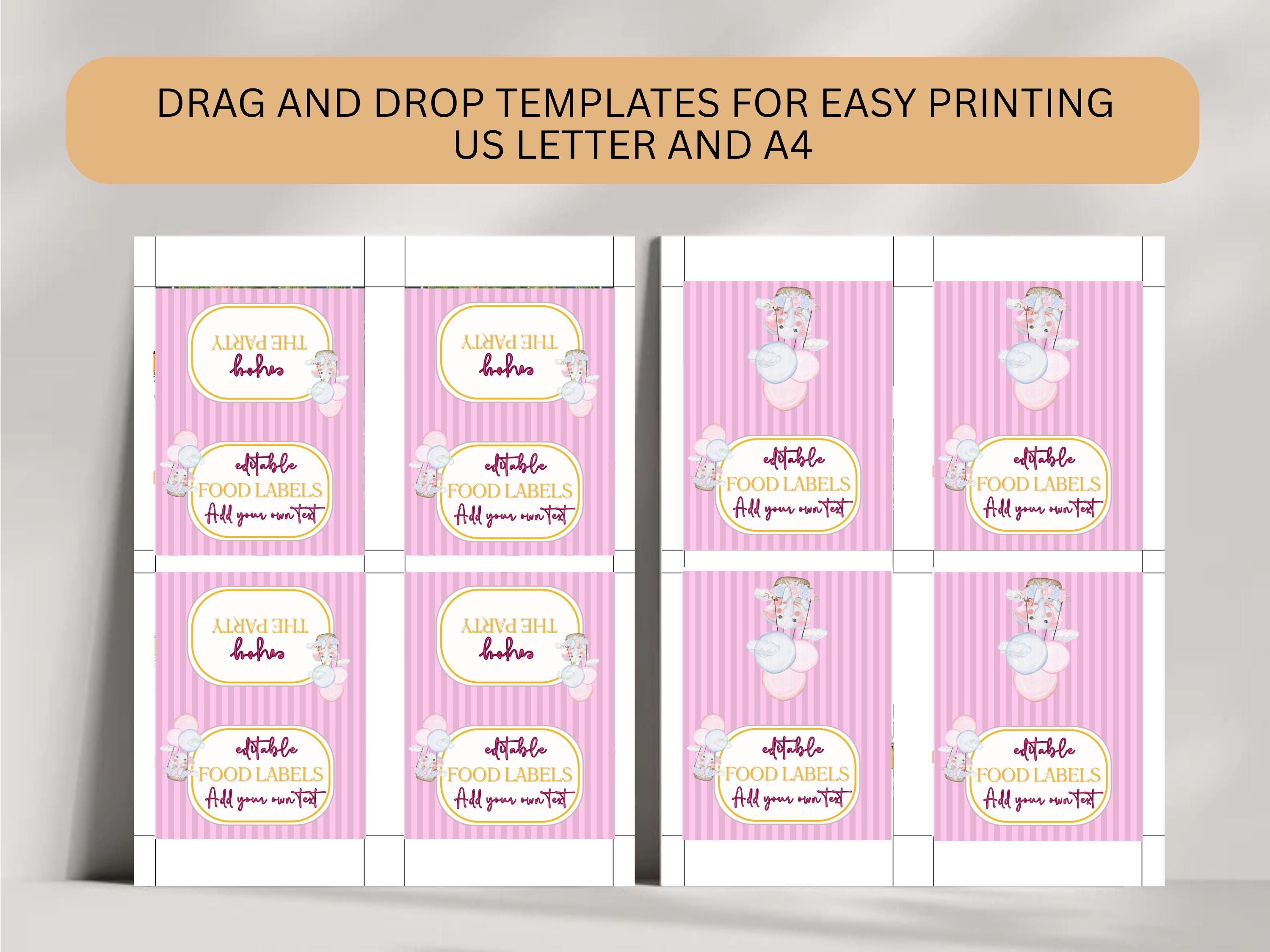 ONEderful First Birthday Food Labels thumbnail 5