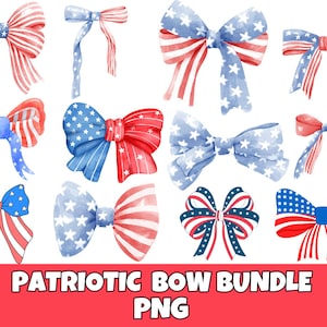 Lot de noeuds du 4 juillet png, noeuds patriotique png, noeuds coquette png, noeuds patriotique rétro png, noeuds américains png, noeuds du 4 juillet png.