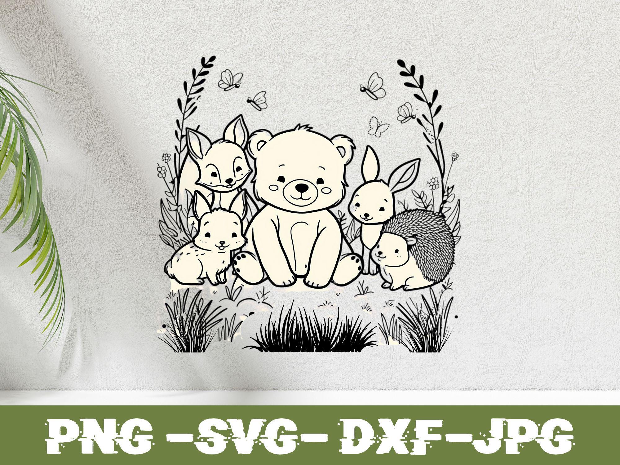Tedy Ber SVG Bundle, Ber Clipart, Teddy Cut File, Ber With Butterflies Png, Butterfly Clipart, Teddy Ber Png, Ber Digital Art, Cute Ber Png.