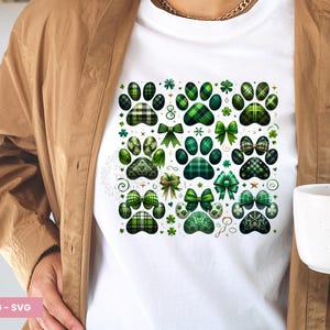 Dog St Patricks Coquette Png, Dog Mom Png, St Patrick&#39;s Day Png, Dog St Patricks Day Png, Dog Lover Gift, sublimation designs