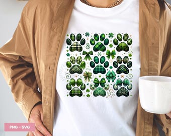 Dog St Patricks Coquette Png, Dog Mom Png, St Patrick's Day Png, Dog St Patricks Day Png, Dog Lover Gift, sublimation designs