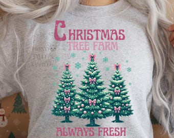 Pink Christmas Coquette bow PNG, Christmas Season Png,Merry and Bright Shirt, christmas bow png, merry christmas png