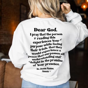 Dear God Crewneck sweatshirt