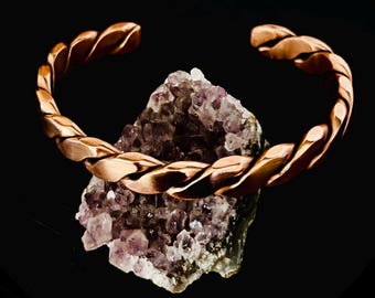 Open Cuff Tensor Bracelet - Sacred Cubit | 144 MHz (Heavy Gauge)