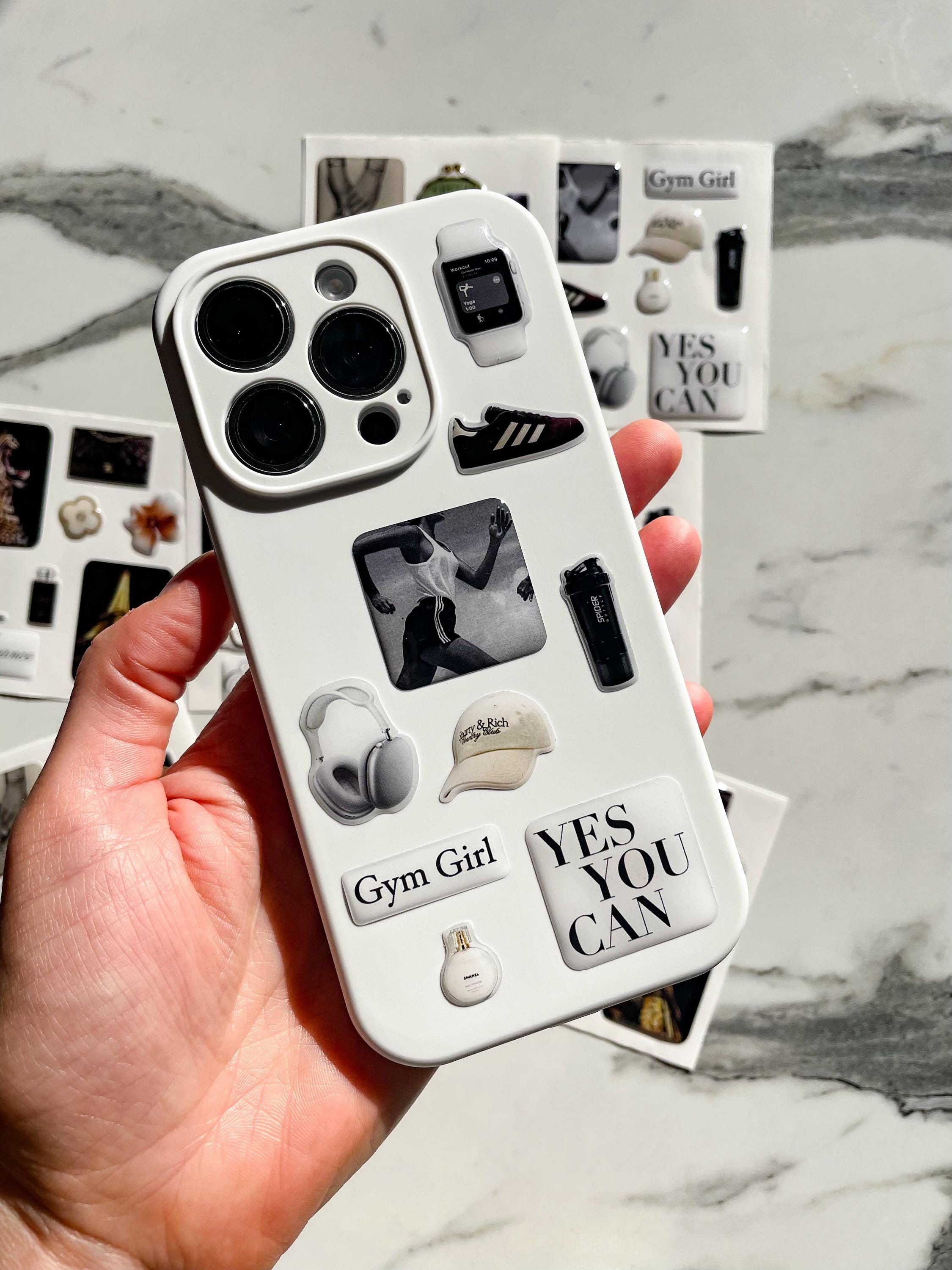 3D Polymer Resin Stickers, Sport & Gadget Decals - Etsy