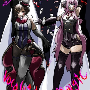 MEIKO et Luka de Vocaloid