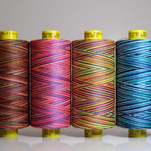 Gutermann Mara 120 Polyester Sewing Thread Rainbow - 1000m/1093yds - 1 Spool