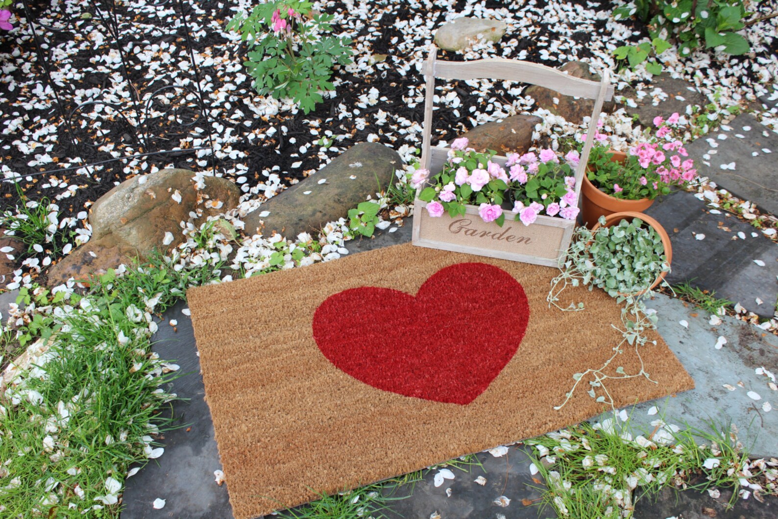 Heart Doormat Etsy