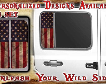Rear window decal