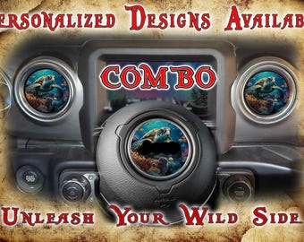 Sea turtle Steering wheel Decal