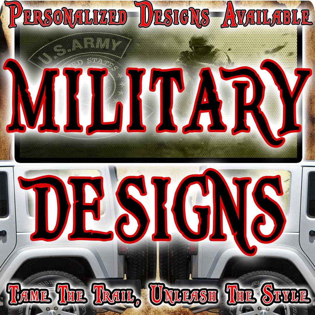 Military Window Graphics Military See Through Window Graphics - Etsy