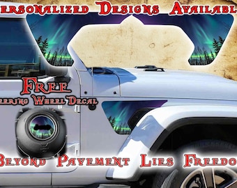 Northern Lights Jeep JL/JT Fender Vent Vinyl Decal