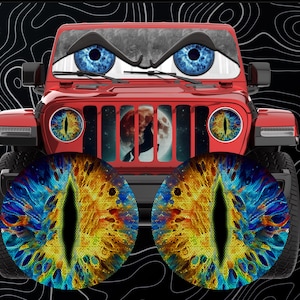Headlight eye moon eyes