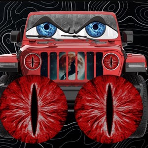 Headlight eye cat eyes