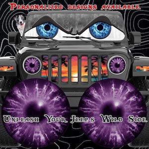 Purple haze Headlight eye decal