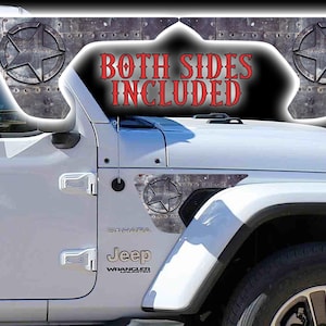 Star air plane skin Fender vent decal