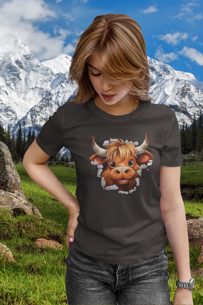 Highland Cow Clipart - Etsy
