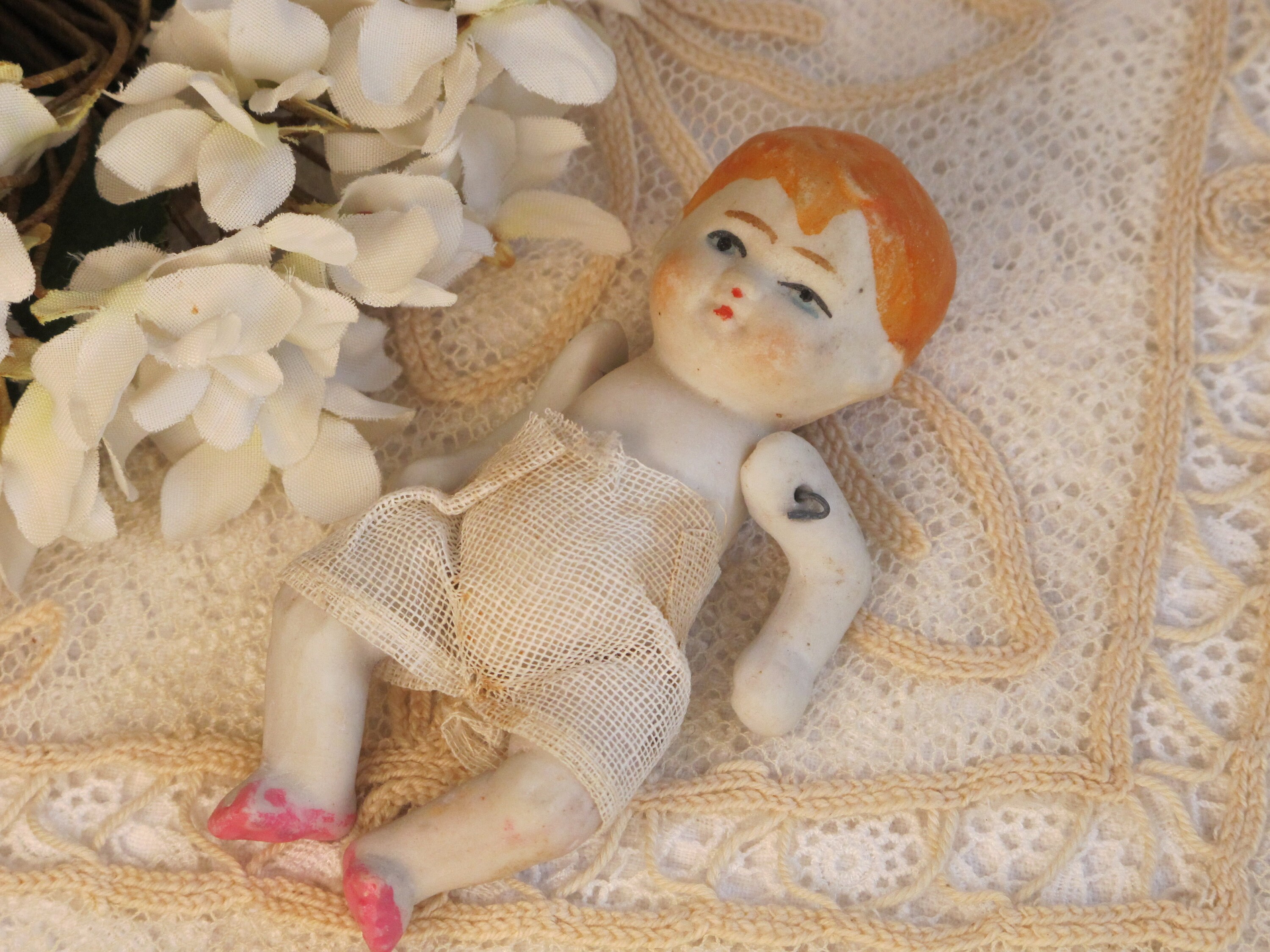 Vintage Tiny Bisque Doll Made in Japan - Etsy