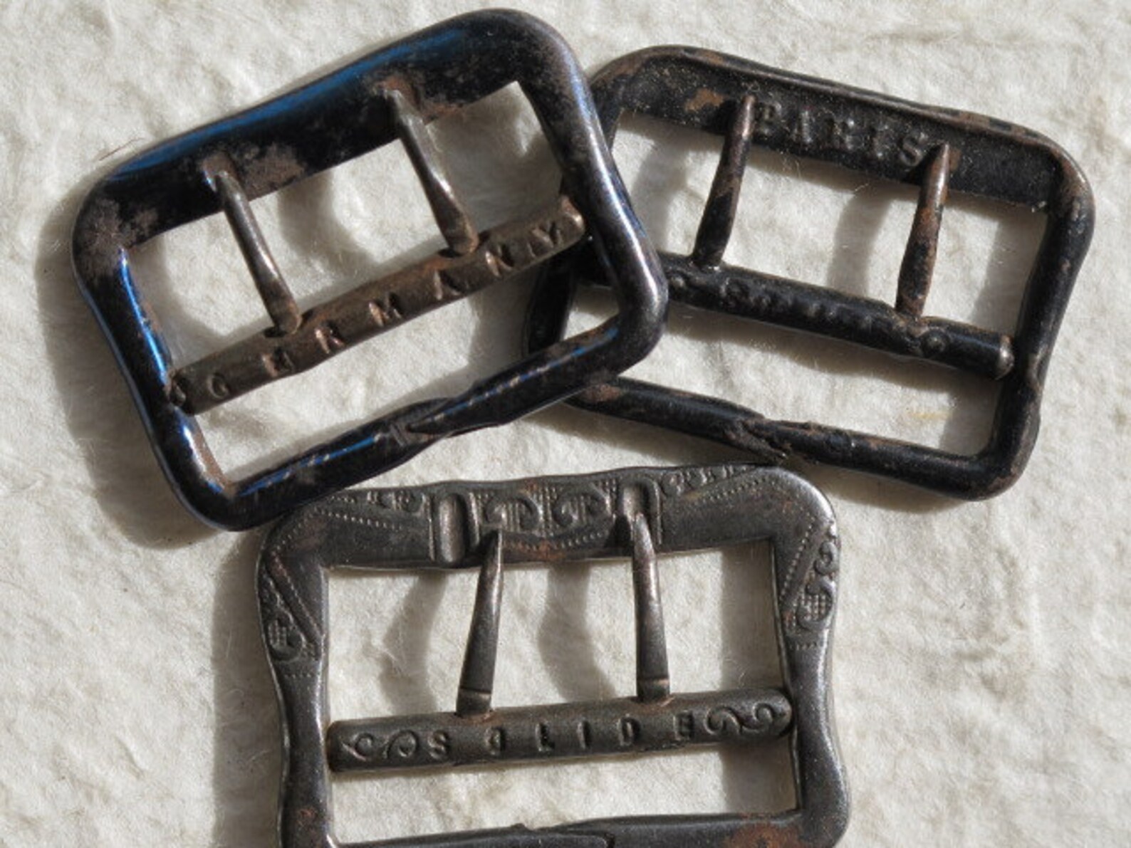 16 Antique Victorian Metal Vest Buckles Etsy