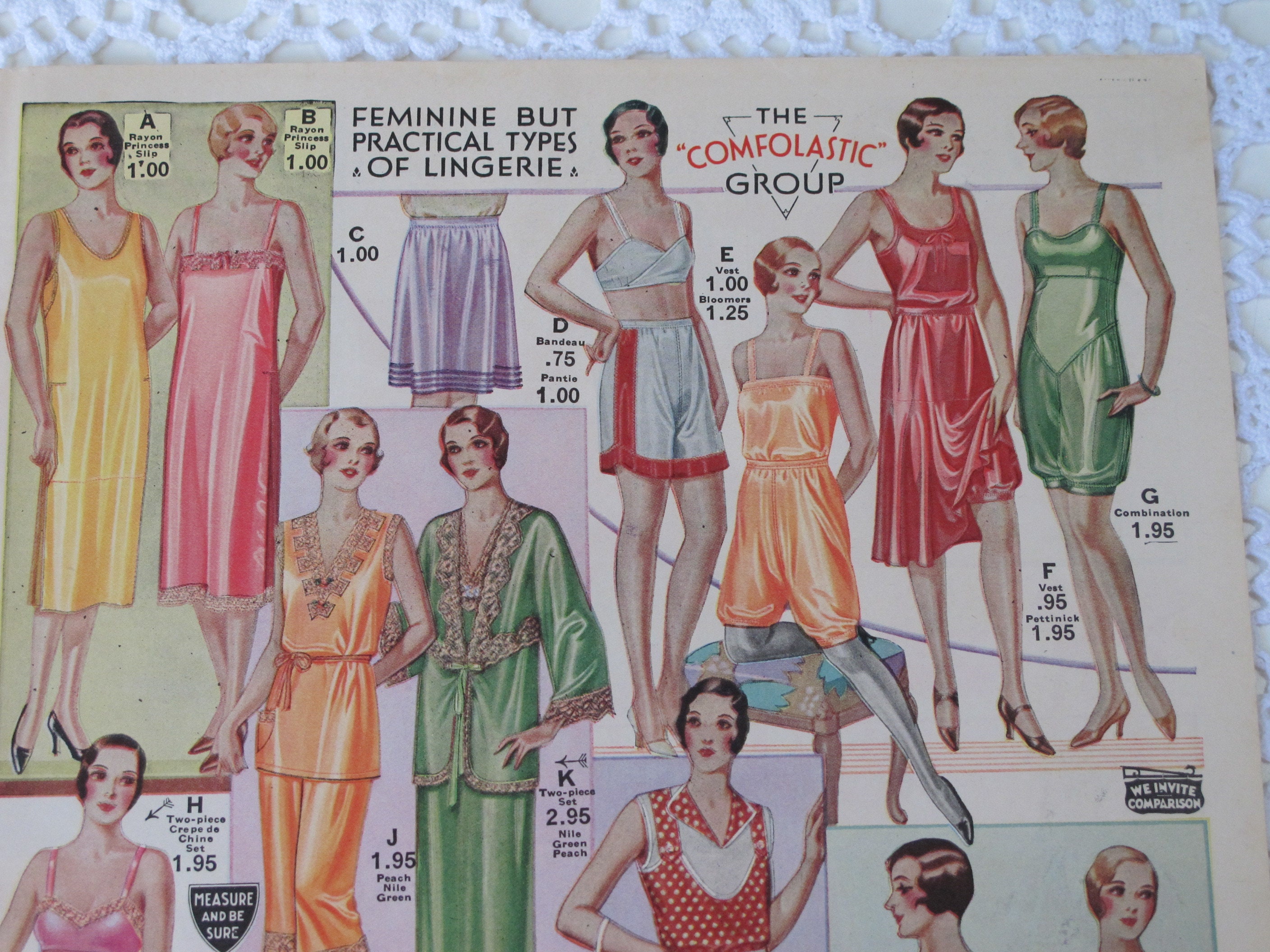 Vintage Lingerie Catalogue