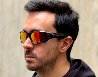 Oakley Pit Boss 2 Ferarri Frame Matte Black Red lense polarized prizm p x metal iridium 90s Plate Splice