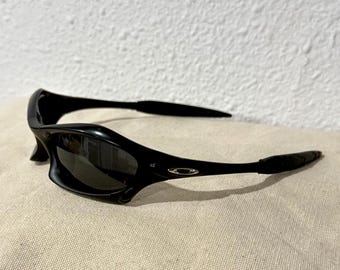 90's Metal Black Oakley Splice Y2k Rare Vintage Gorpcore Polarized
