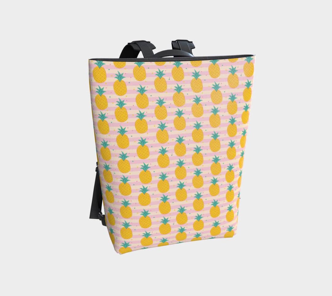 Edm Pineapple Blue Pattern Backpack