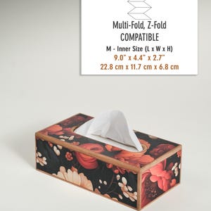 Retro Wooden Tissue Box, Tissue Holder, Wooden Tissue Cover, Handmade, Tissue Box Holder, Bedroom Decor, Vintage Decor, Unique Gift, Office