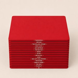 Separadores personalizados de vinilo rojo para colección de discos, organizador separador, accesorios para audiófilos HiFi.