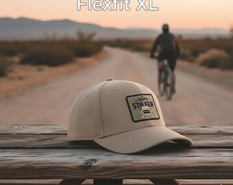 5th Gen Toyota 4Runner Flexfit Cap, Outdoor, Rugged Baseball Hat, Off-Road Accessories, tan