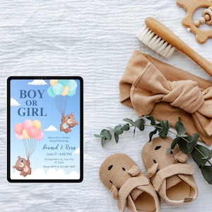 Boy Digital Gender Reveal Video, It&#39;s a Boy Announcement, Gender announcement Video, Digital Pregnancy Announcement, it’s a boy reveal