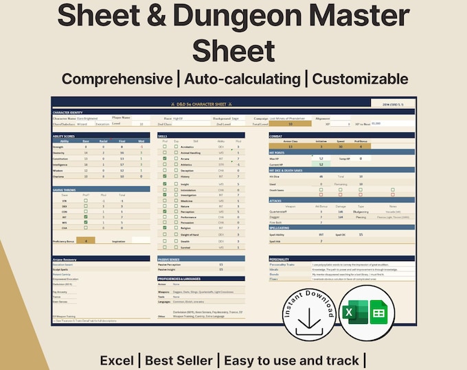 dnd-5e-character-sheet-excel-spreadsheet-automated-spells-inventory