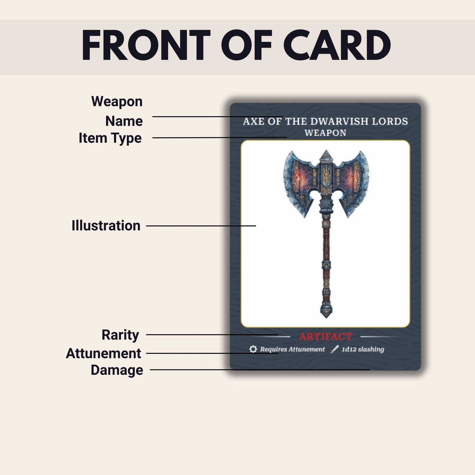 D&D 5e Magic Item Cards 370+ Illustrated Printable Bundle Deck