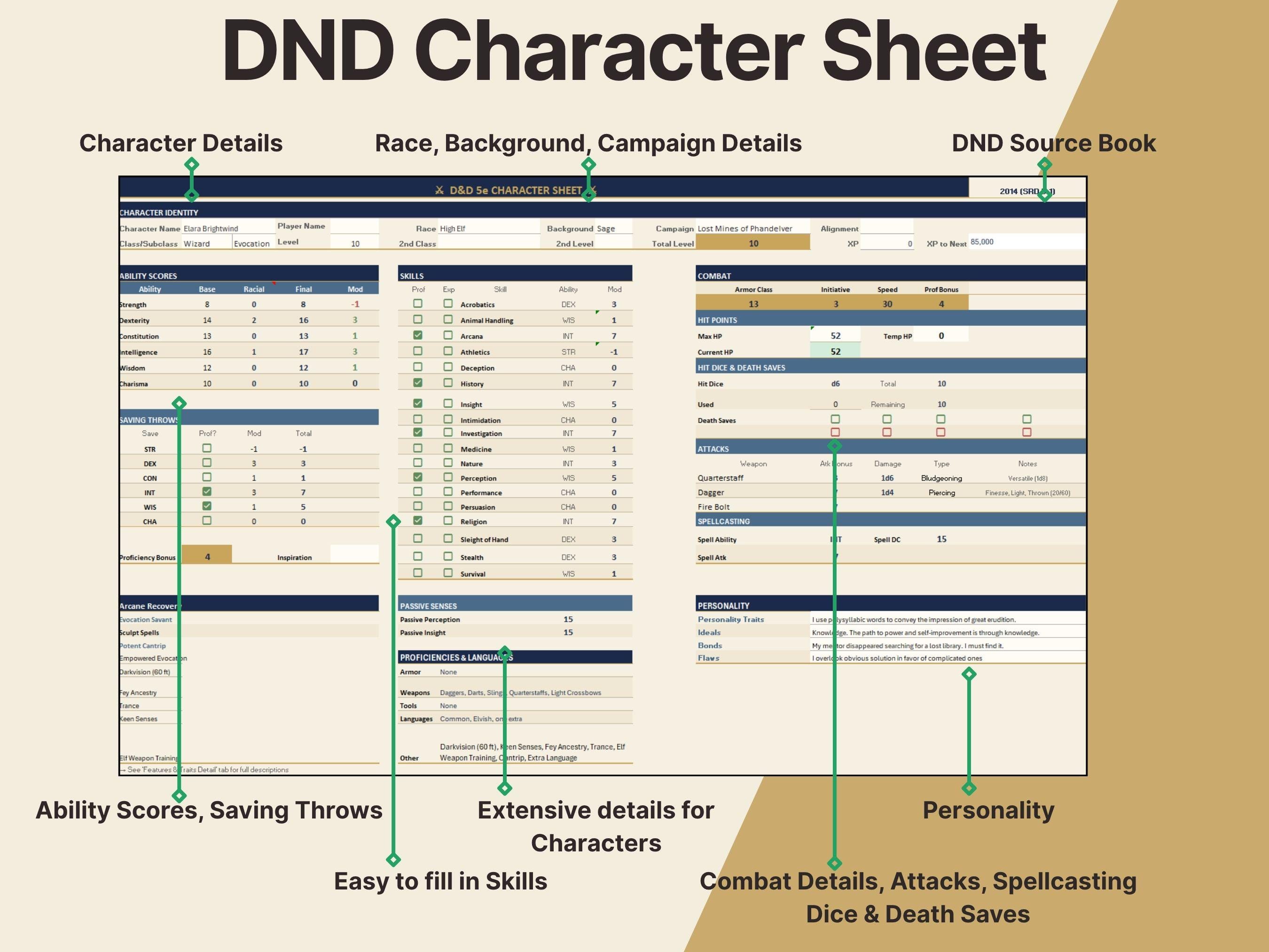 dnd-5e-character-sheet-excel-spreadsheet-automated-spells-inventory