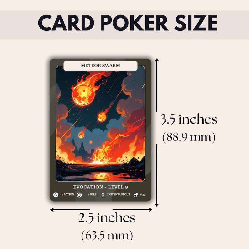 DnD 5e Spell Cards illustrated - All Spells