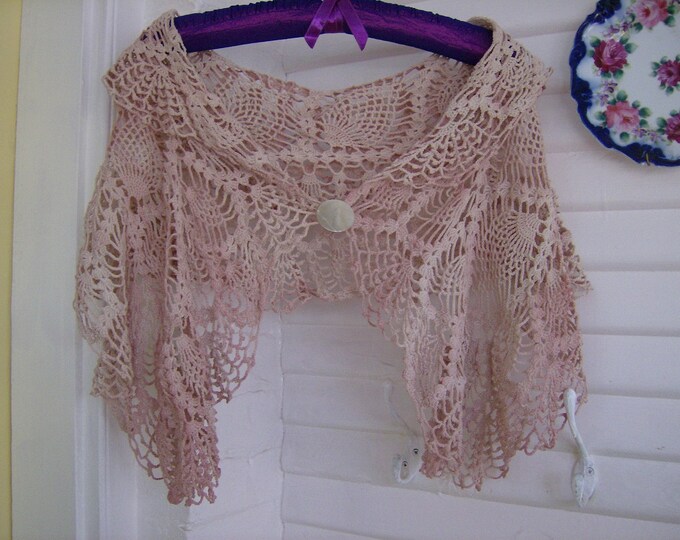 Capelet/shawl Romantic Gypsy Crochet by Violetrose1930 - Etsy