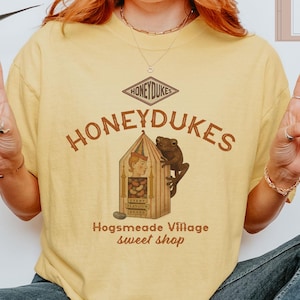 Comfort Colors Wizard Sweet Shop Shirt, Magic School Candy Shop Shirt, Wizard School Fandom Shirt,  Hogsmeade Village Candy Store Tee